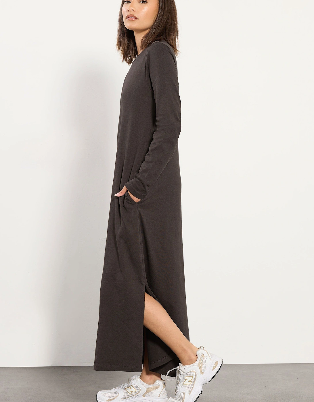 Petite T-Shirt Maxi Dress, 2 of 1