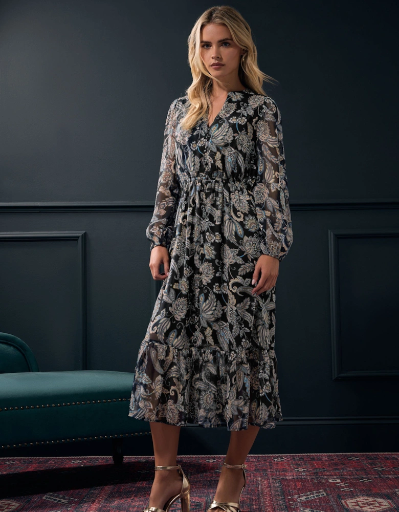 Petite Floral Maxi Dress