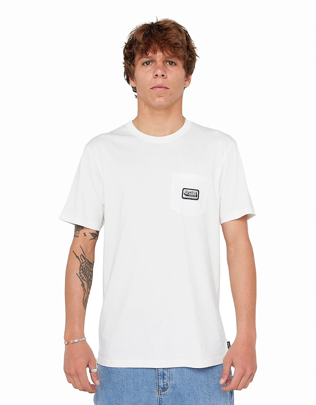 Rip Curl Mens Sportline Badge Graphic Short Sleeve T-Shirt, 2 of 1