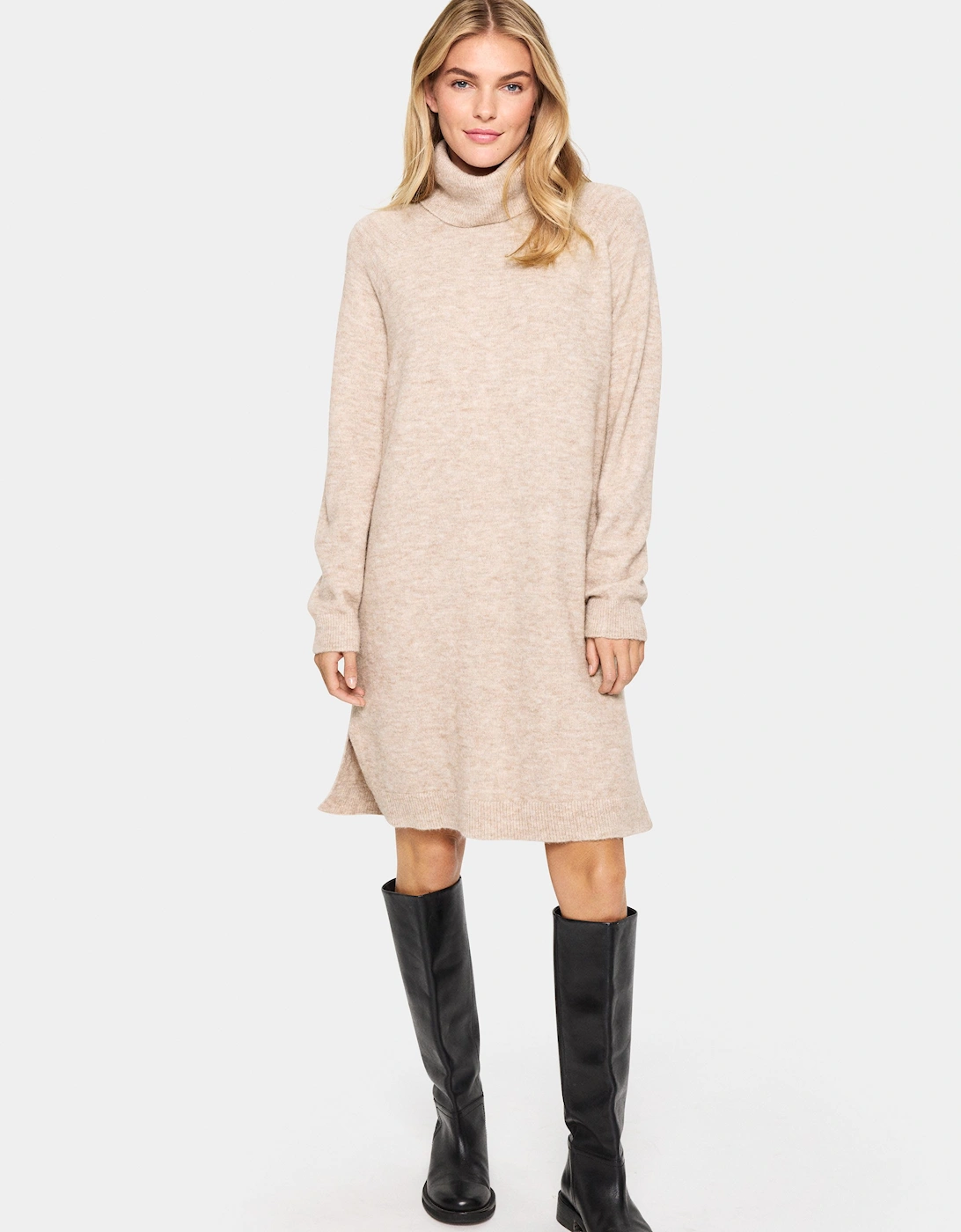 GarbieSZ Rollneck Long Sleeve Knit Dress, 2 of 1