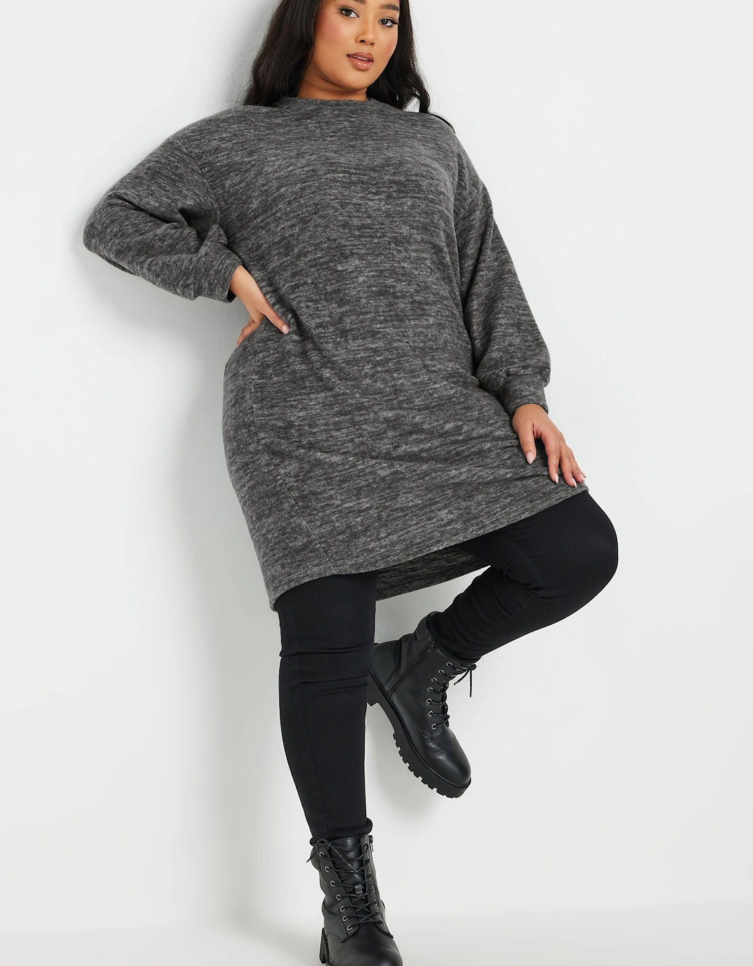 Soft Touch Mini Jumper Dress, 2 of 1