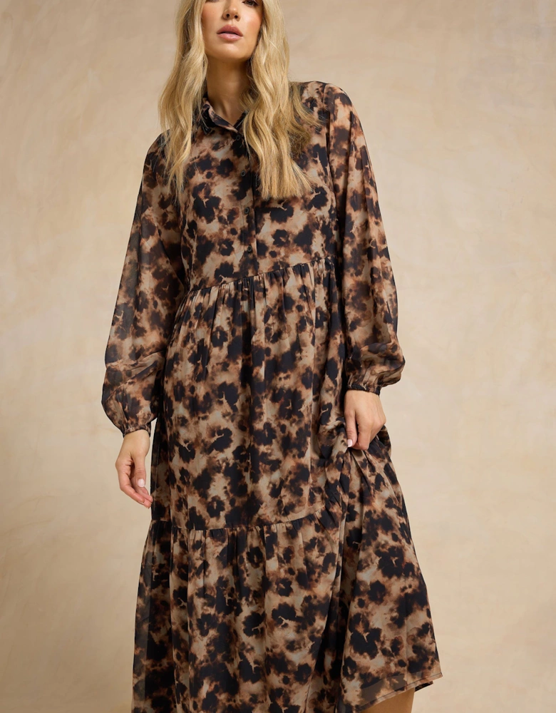 Tall Marble Sheer Dress