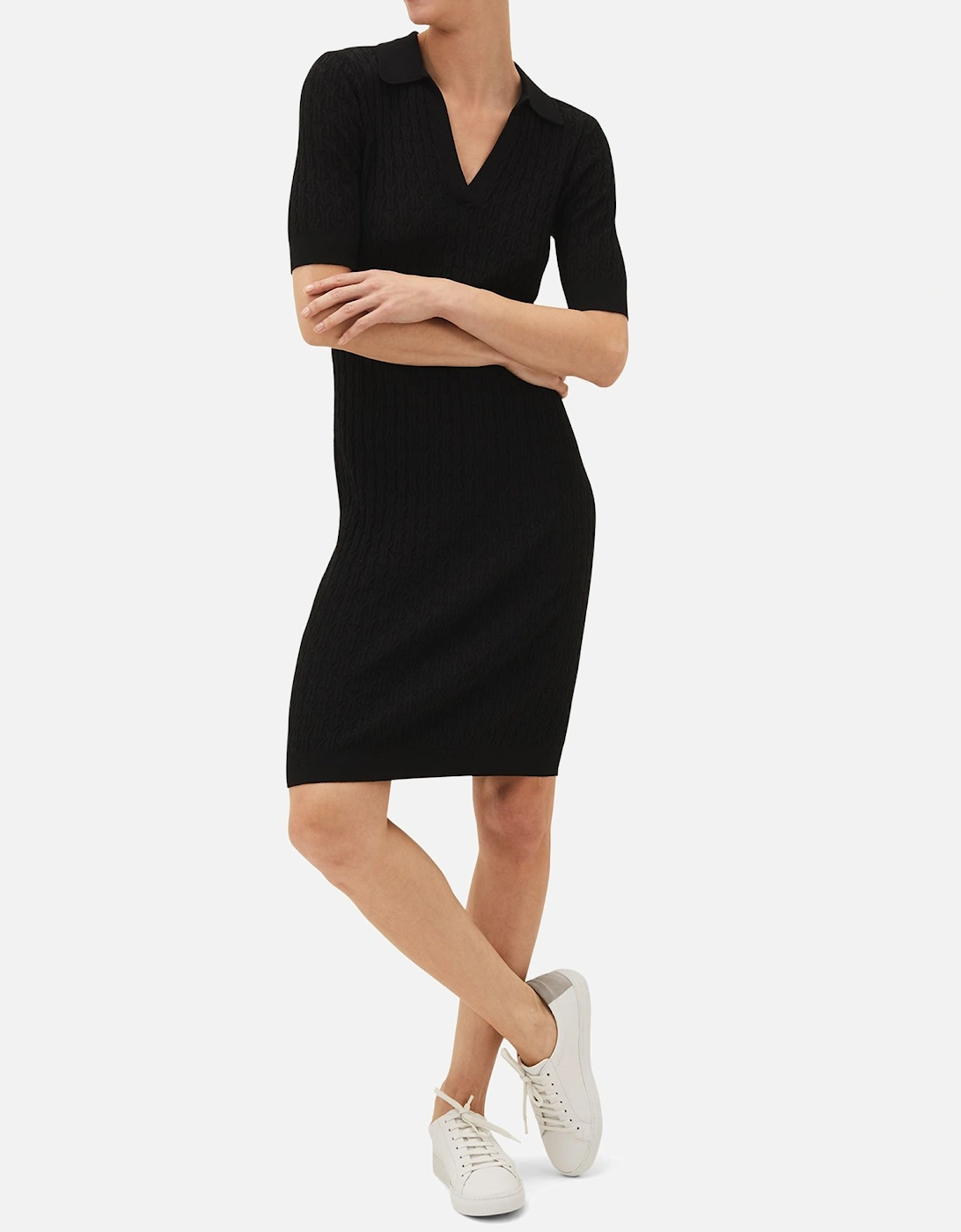 Analise Pointelle Knit Dress, 2 of 1