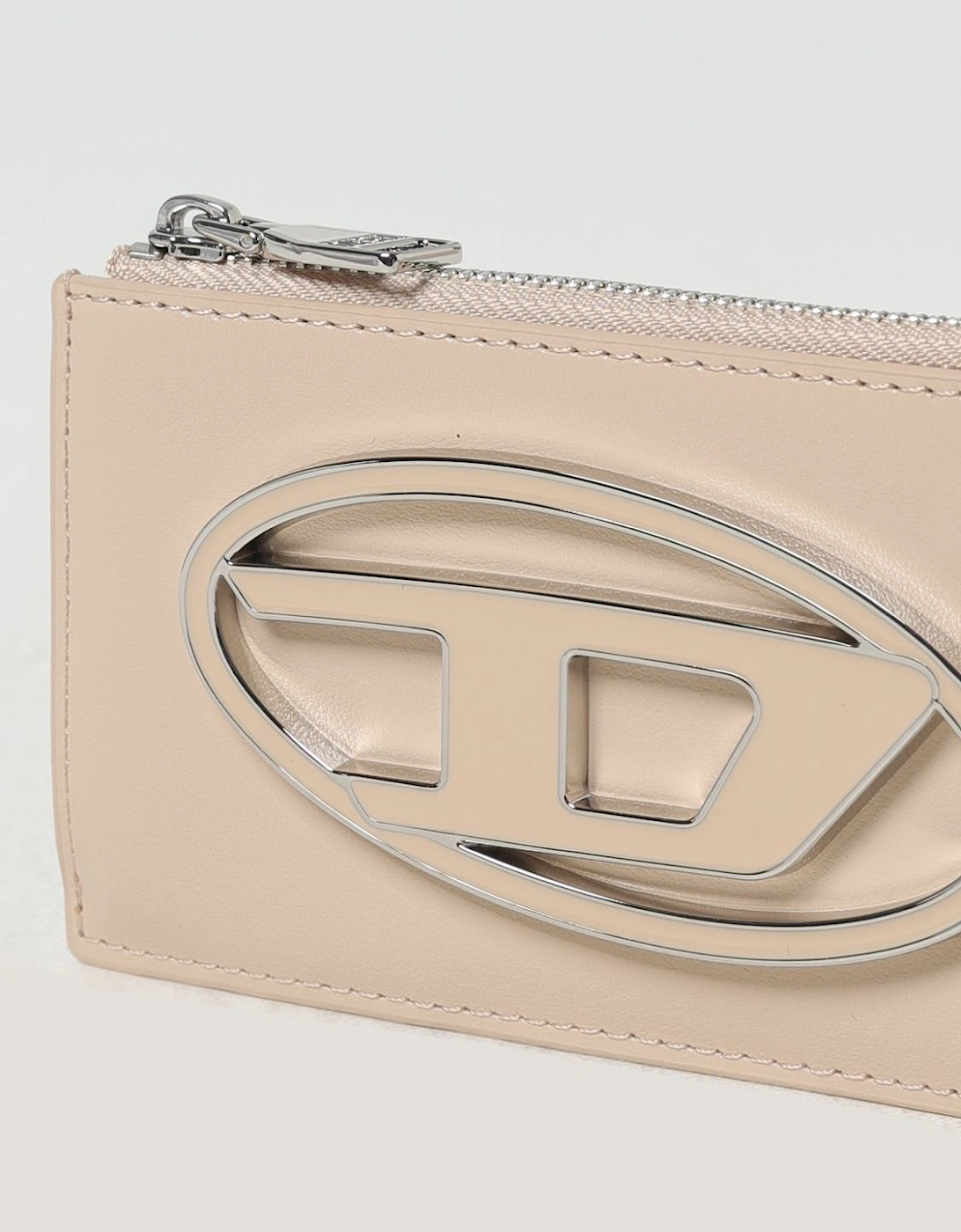 Zip Around Wallet Metal Logo
