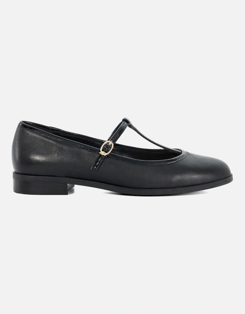 'Haye' Leather Ballet Pumps