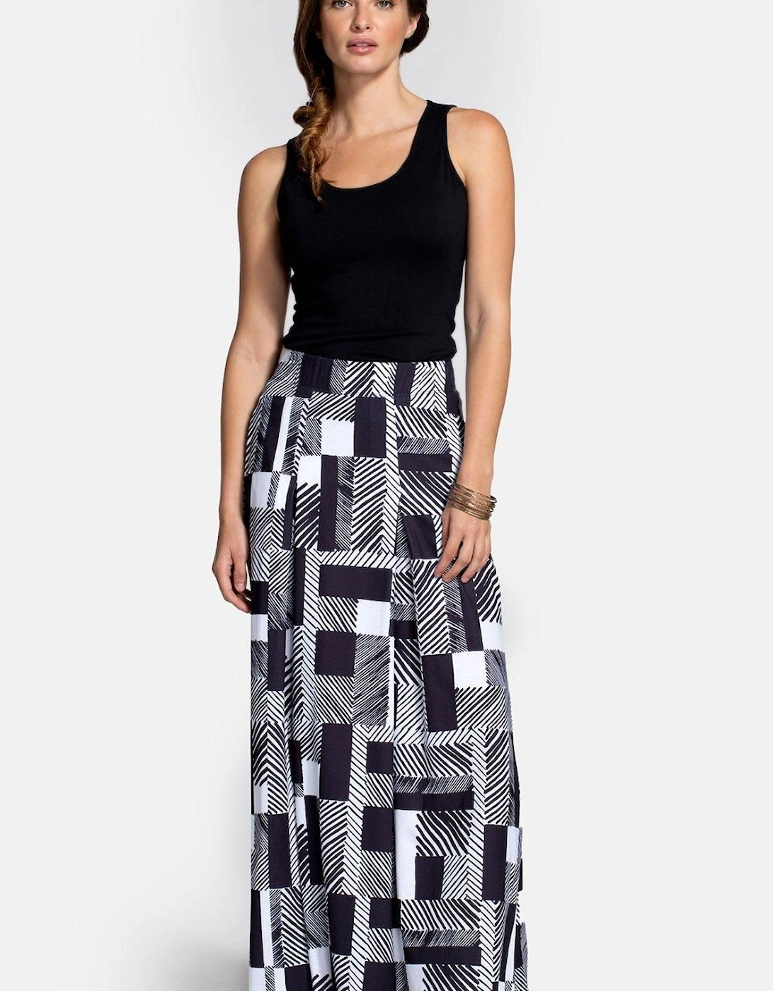 Box Pleat Maxi Skirt, 2 of 1