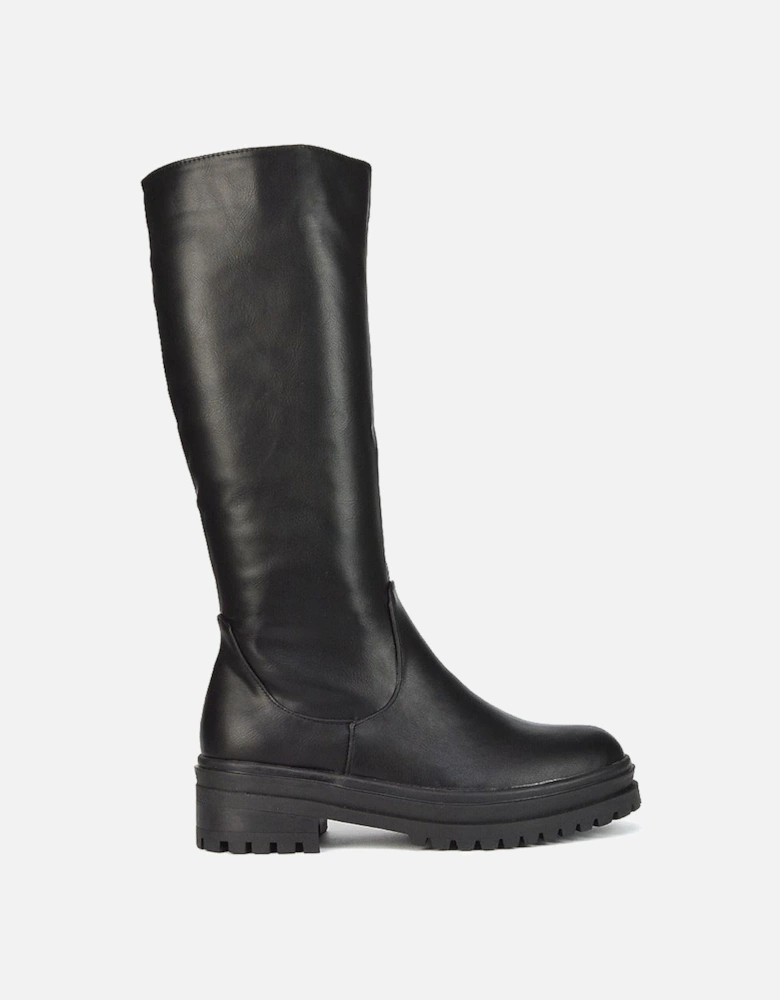 'Maura' Chunky Sole Mid Calf Boots