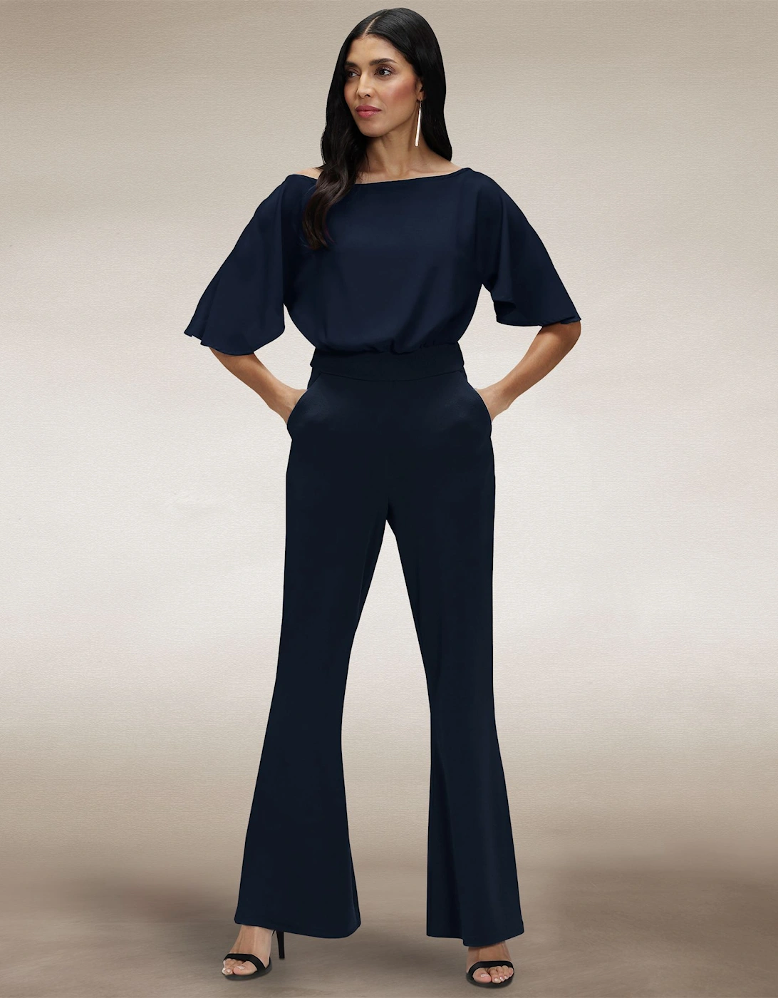 Drop Shoulder Jumpsuit, 2 of 1