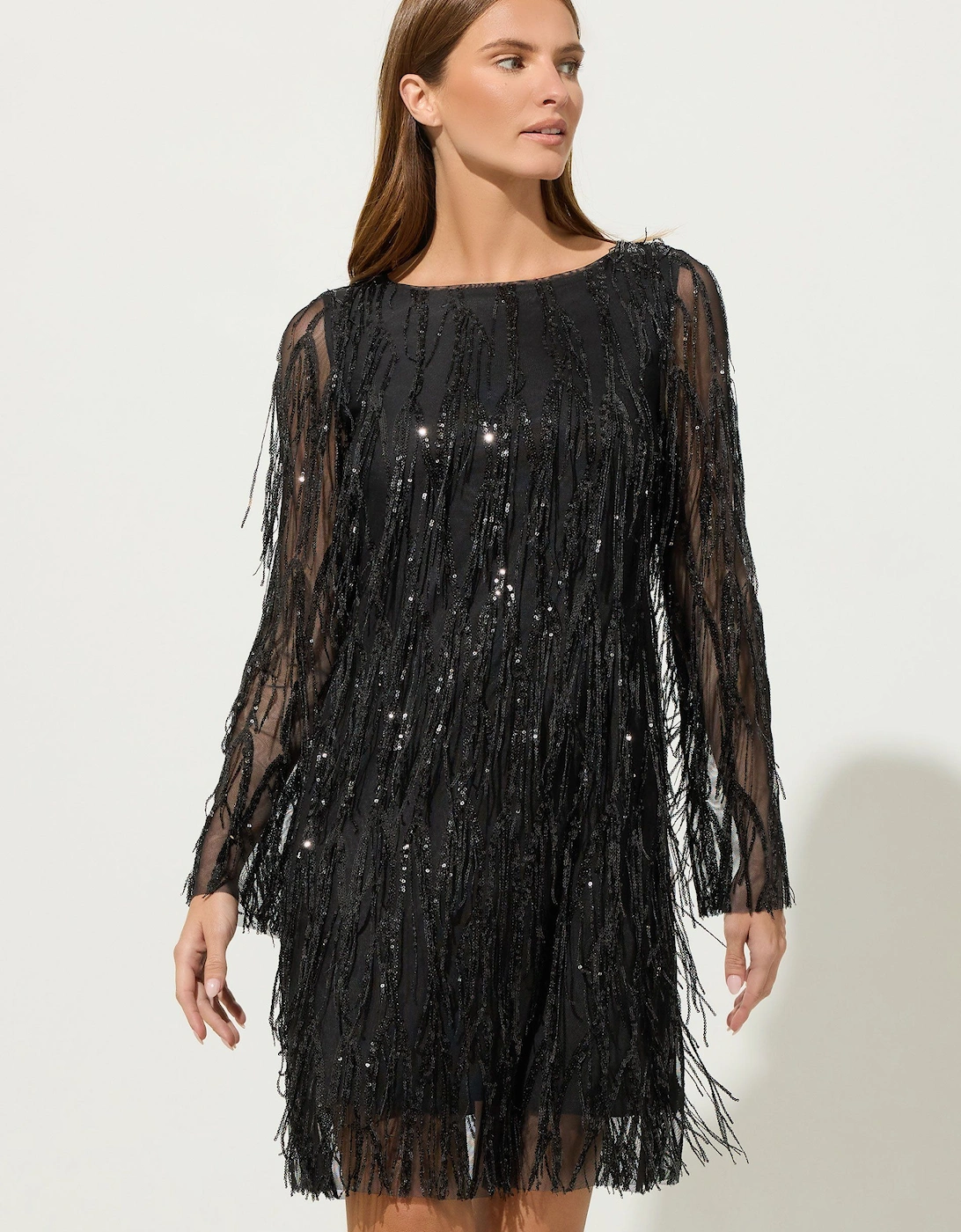 Sequin Tassel Dress, 2 of 1