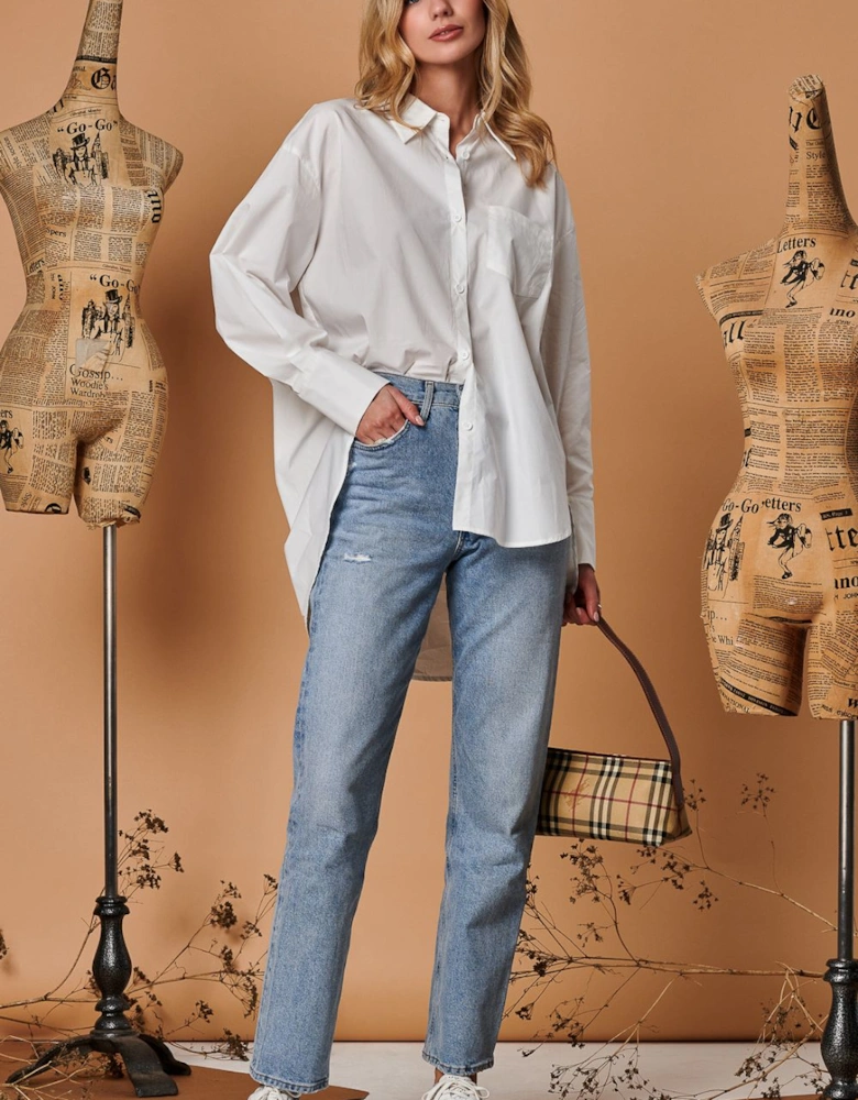 Keyhole Back Detail Blouse