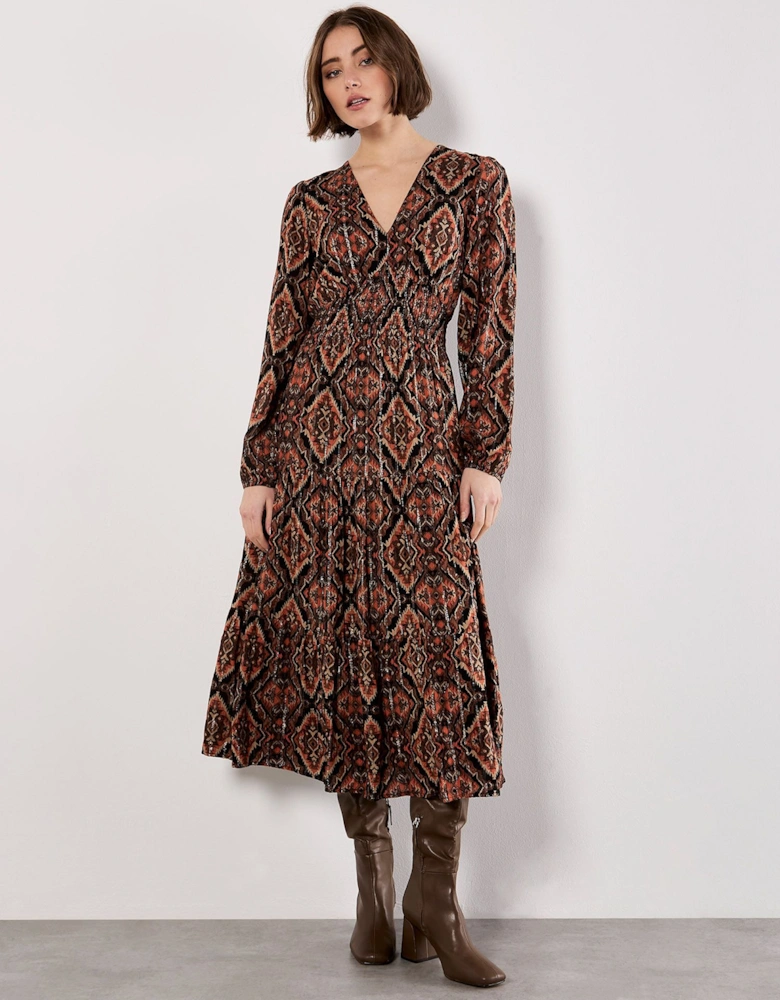 Smock Waist Tiered Dress