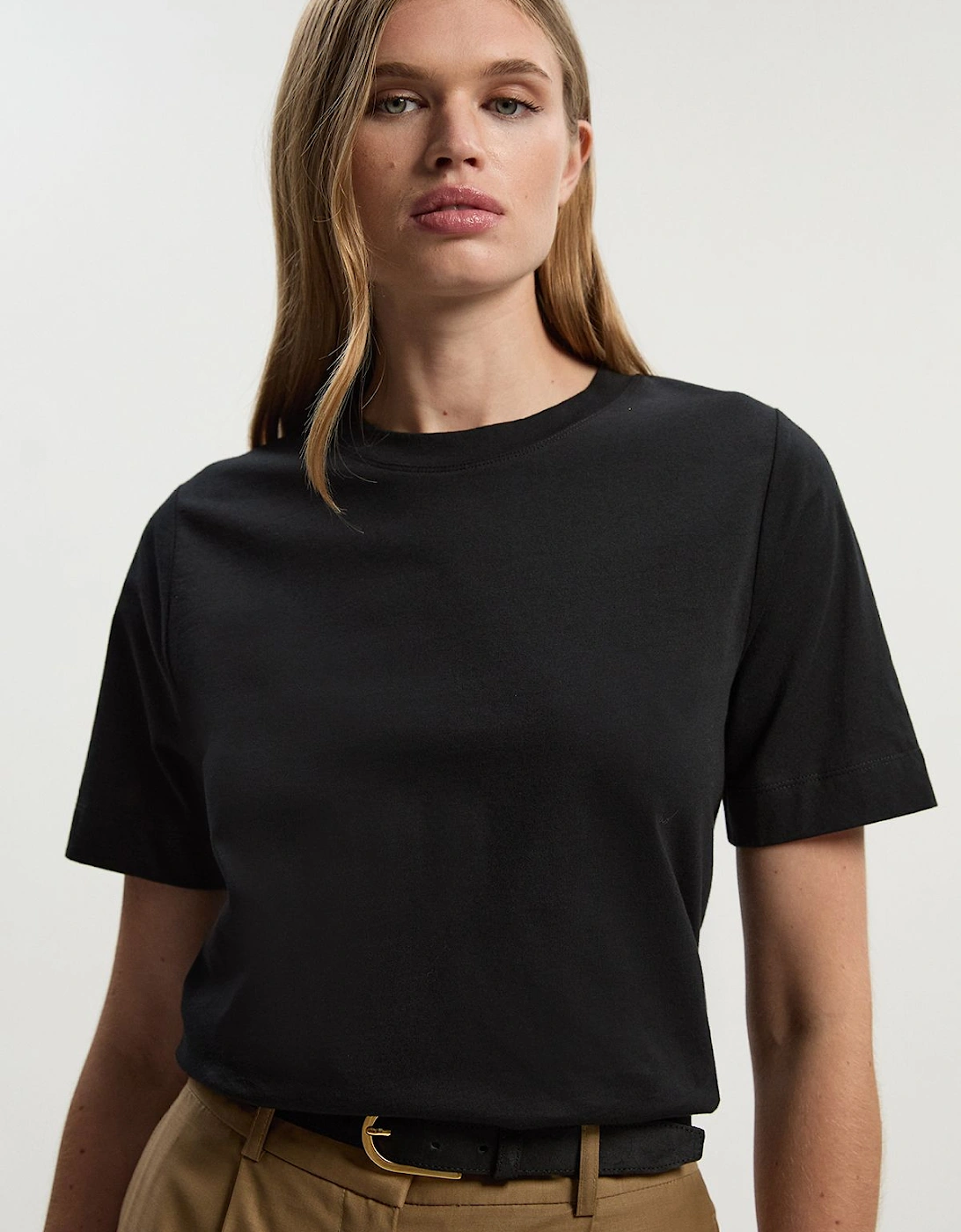 Lightweight Relaxed Fit Cotton T-Shirt, 2 of 1