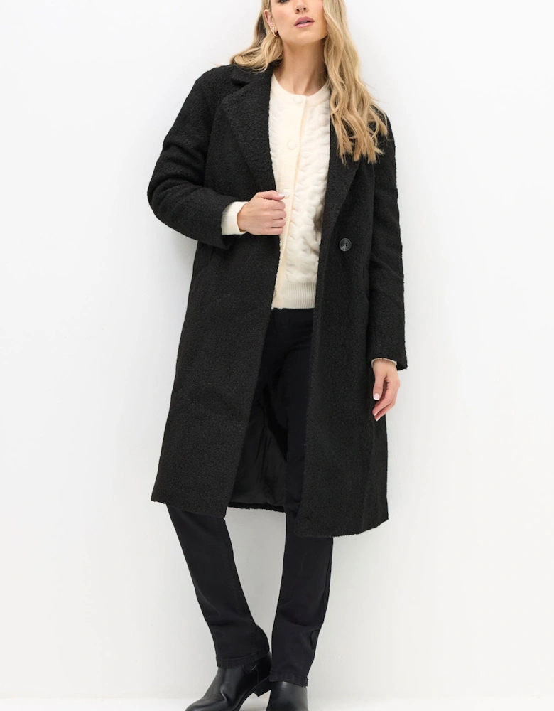 Tall Boucle Wrap Midi Coat