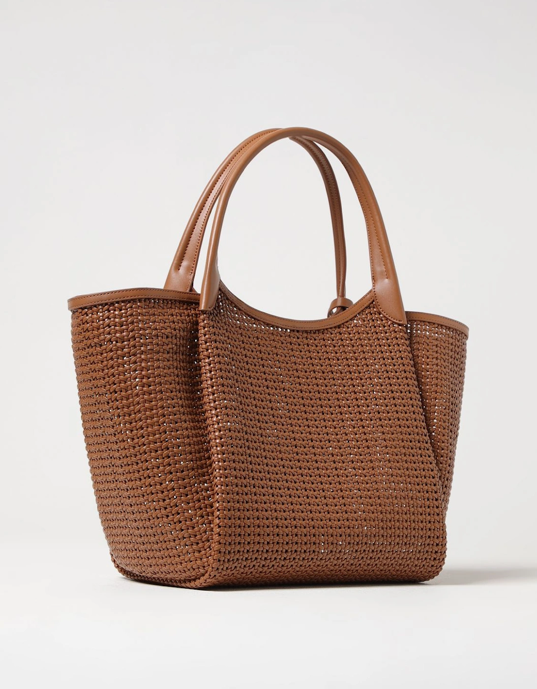 Woven Leather Tote Bag