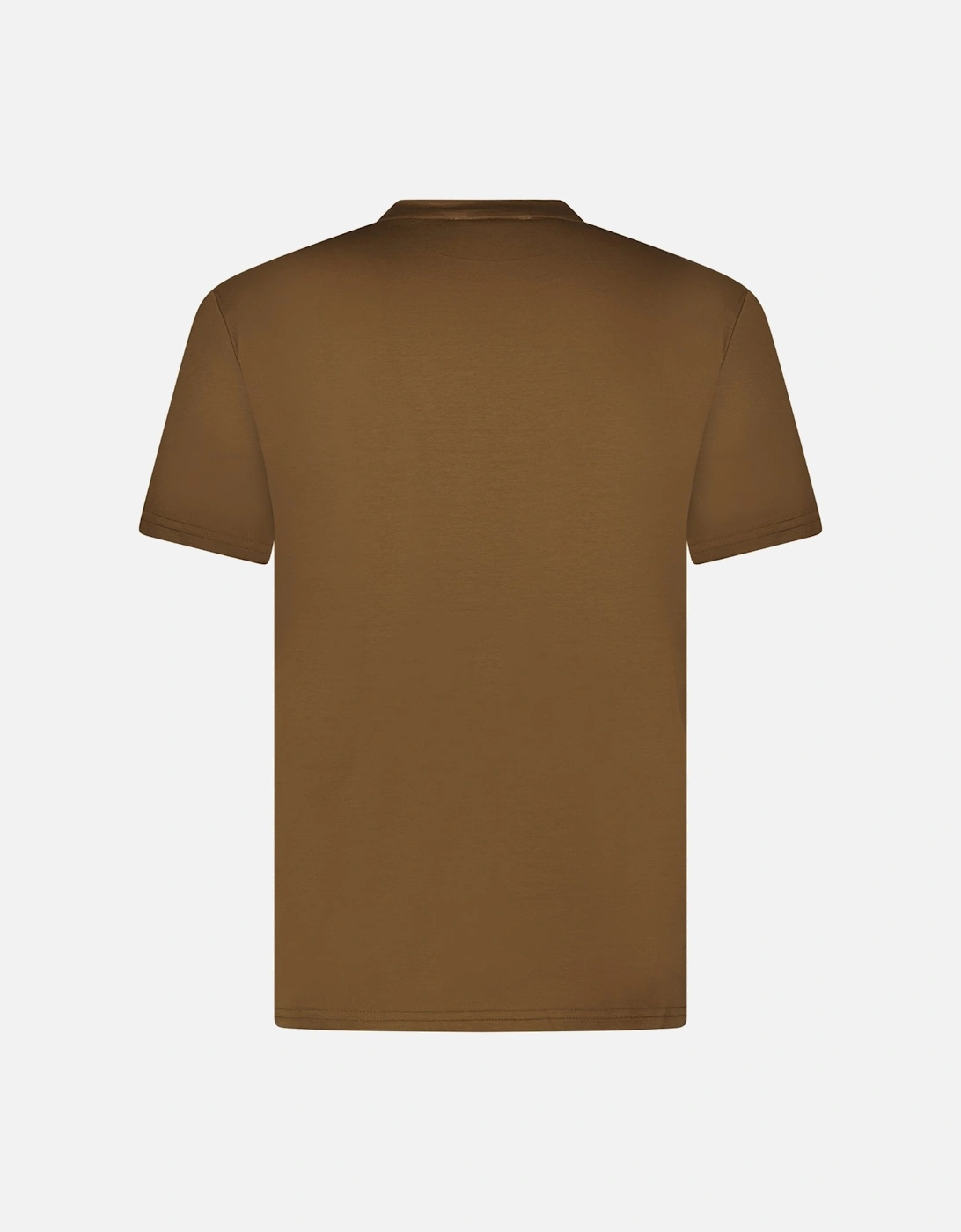 Mercerized Cotton T-Shirt Brown