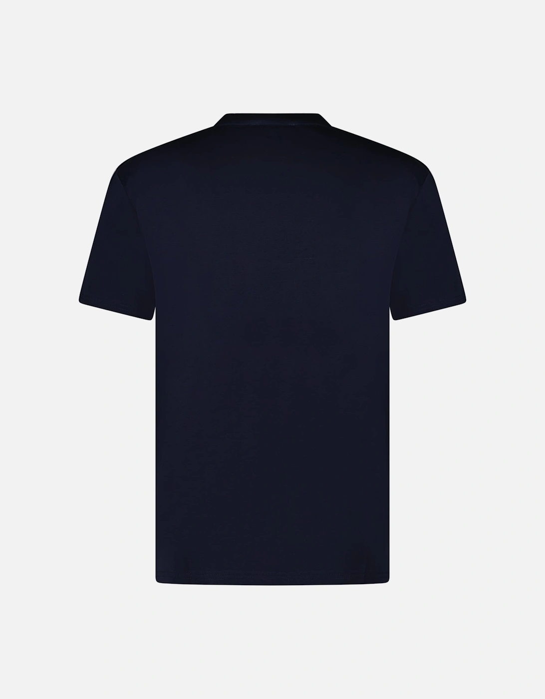 Mercerized Cotton T-Shirt Navy