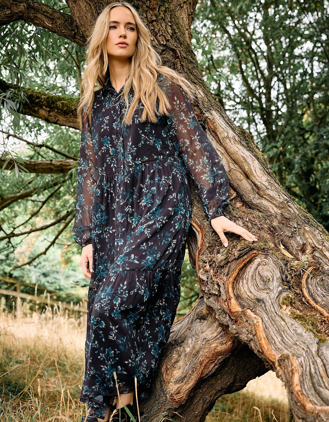 Tall Tiered Midaxi Dress, 2 of 1