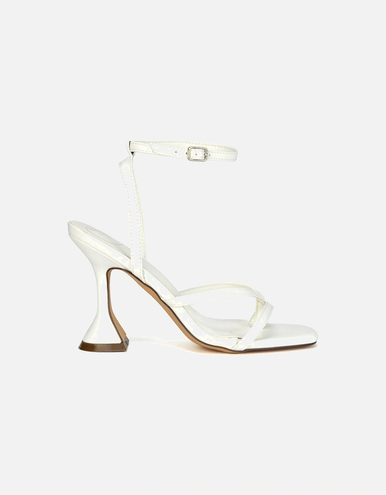 'Joni' Strappy Square Toe  Sculptured High Heel Sandals