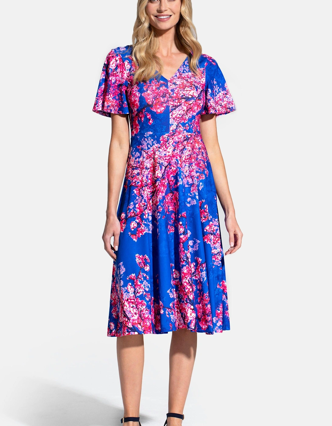 Fit and Flare Midi Dress, 2 of 1