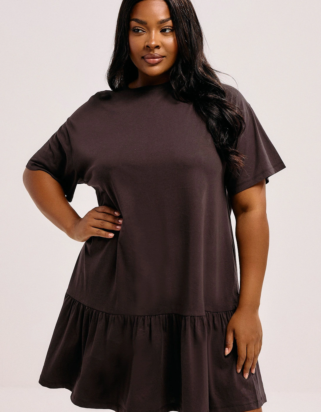 Peplum Mini Dress, 2 of 1