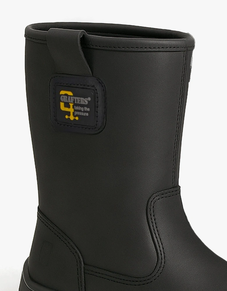 M560A Mens Safety Boots Black