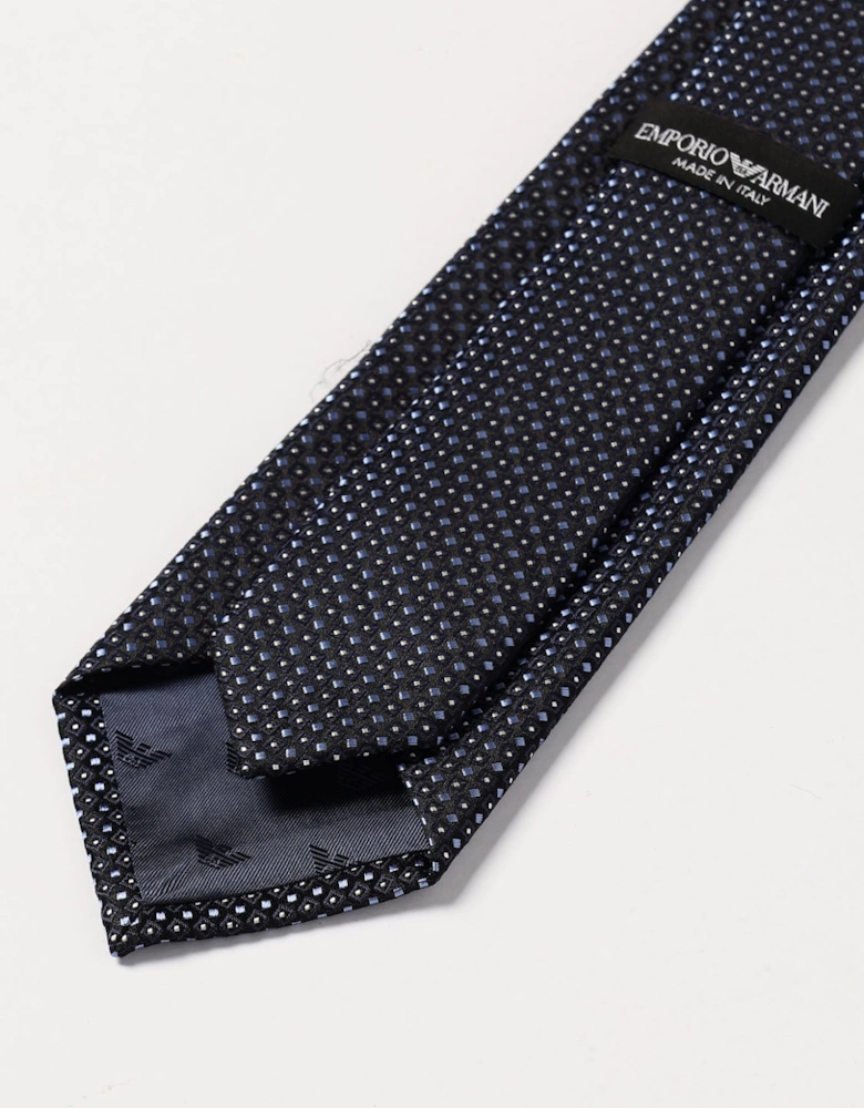 Geometric Pattern Silk Tie