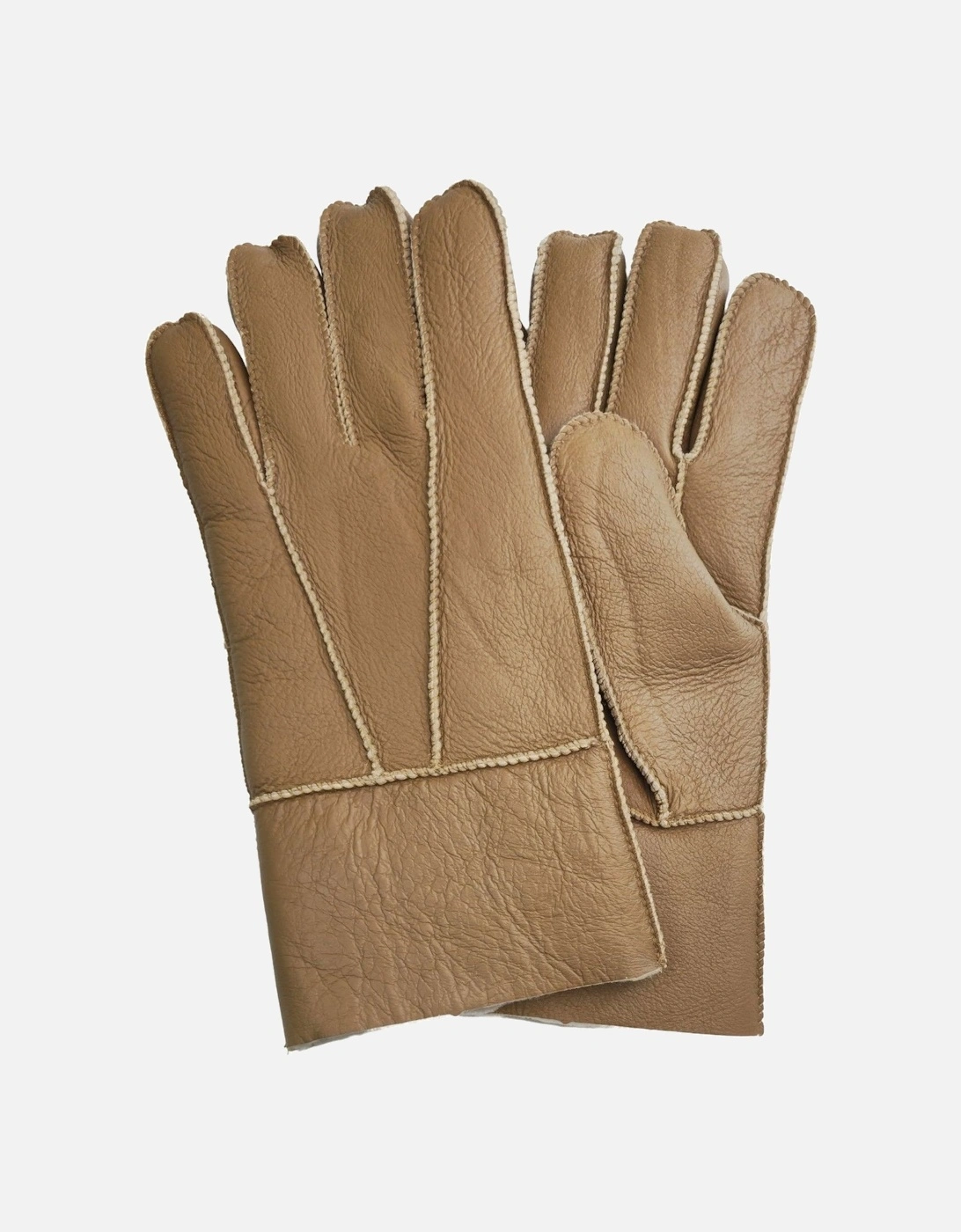 Sheepskin Leather Gloves with Roll Up/Down Cuff, 2 of 1