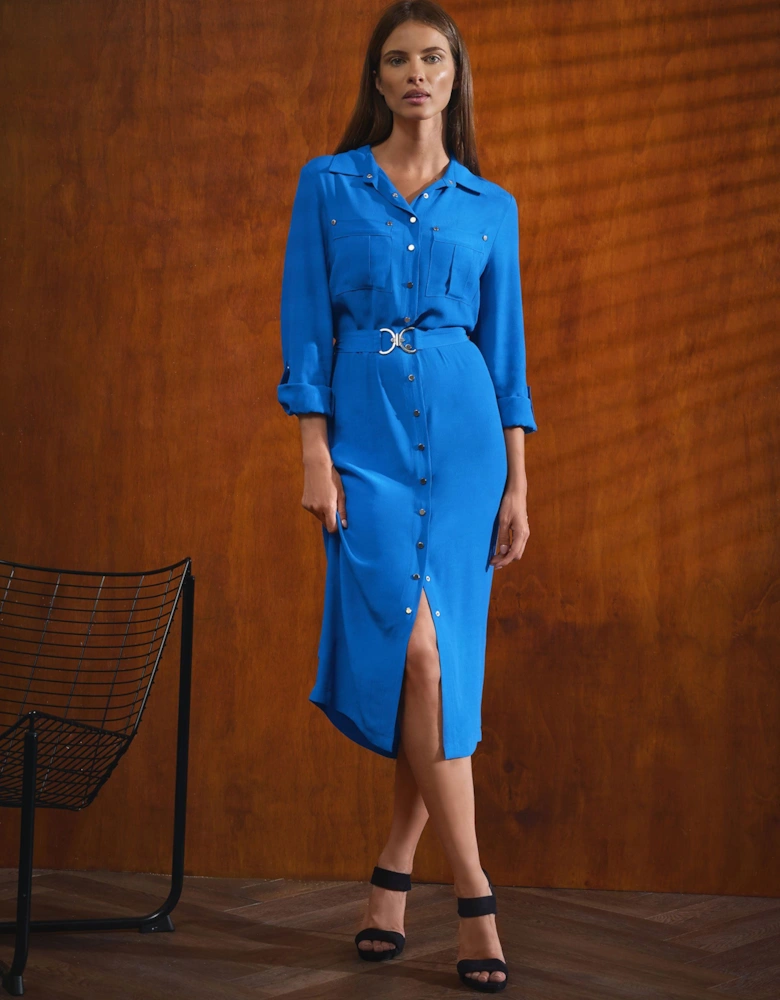 Buckle Shirt Dress
