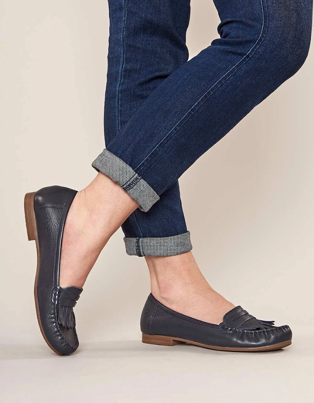'Italian Dressing' Ladies Leather Loafers, 2 of 1