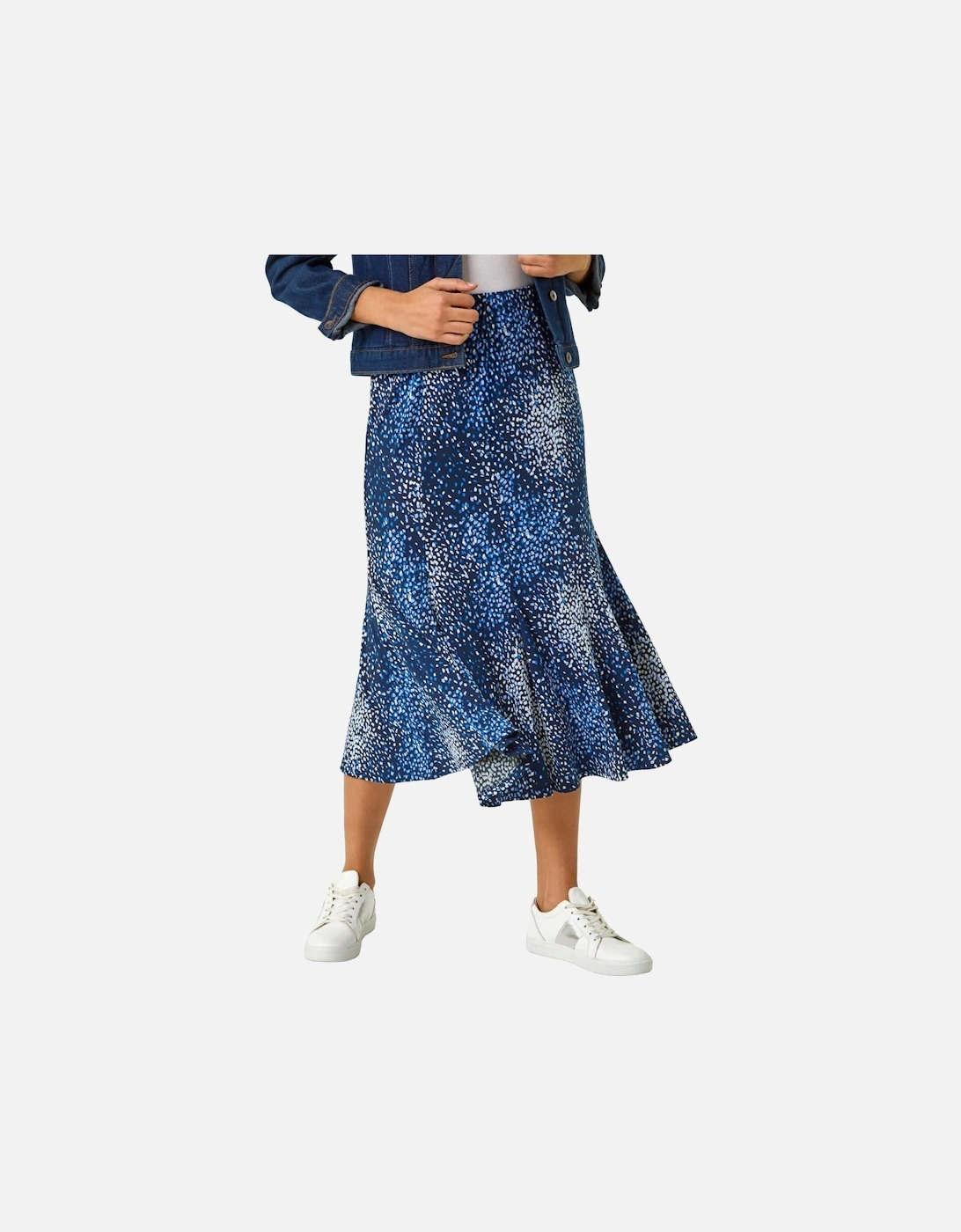 Abstract Print Panel Skirt, 2 of 1