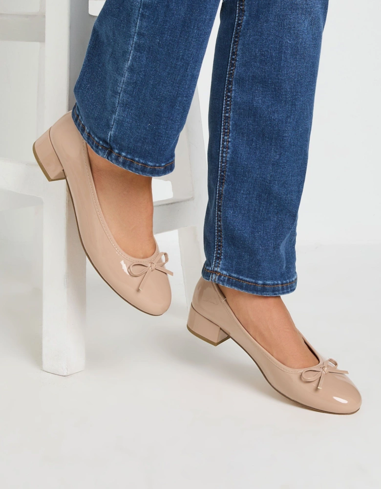 Heeled Ballet Pumps