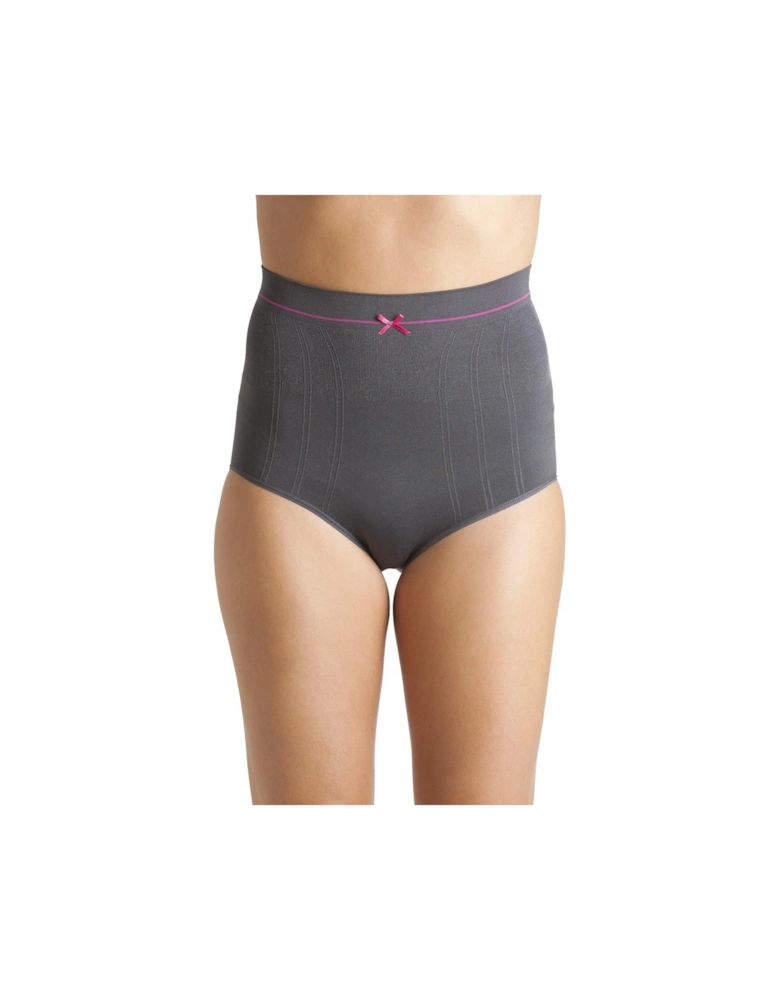 Two Pack Seamfree High Waist Shapewear Control Briefs