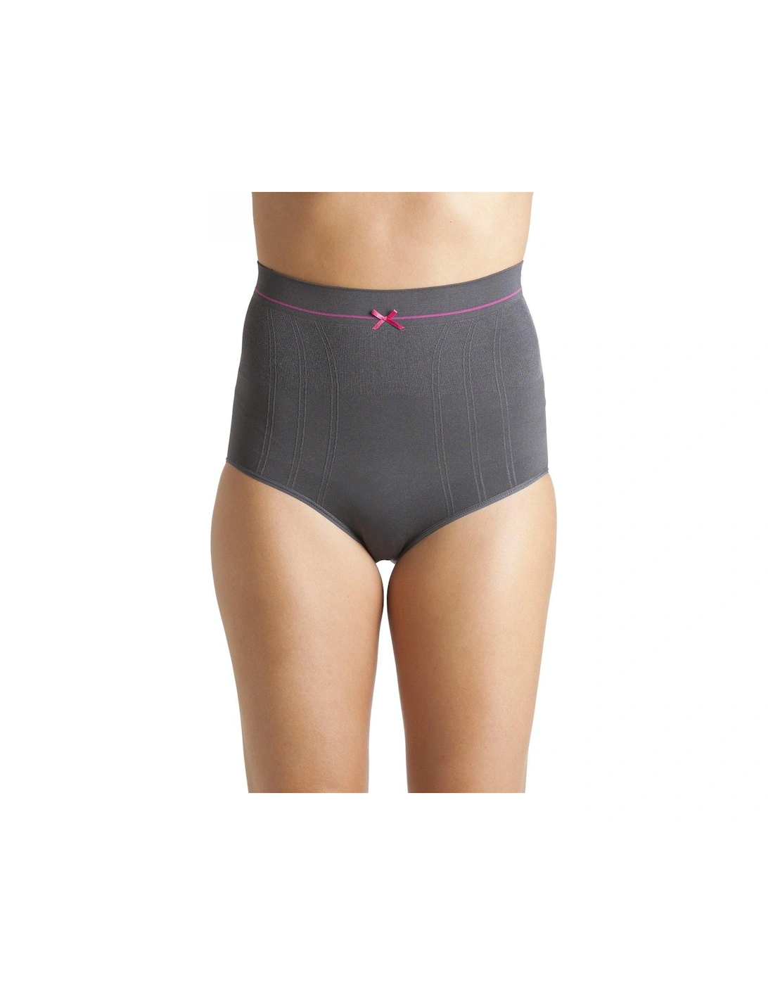 Two Pack Seamfree High Waist Shapewear Control Briefs, 2 of 1