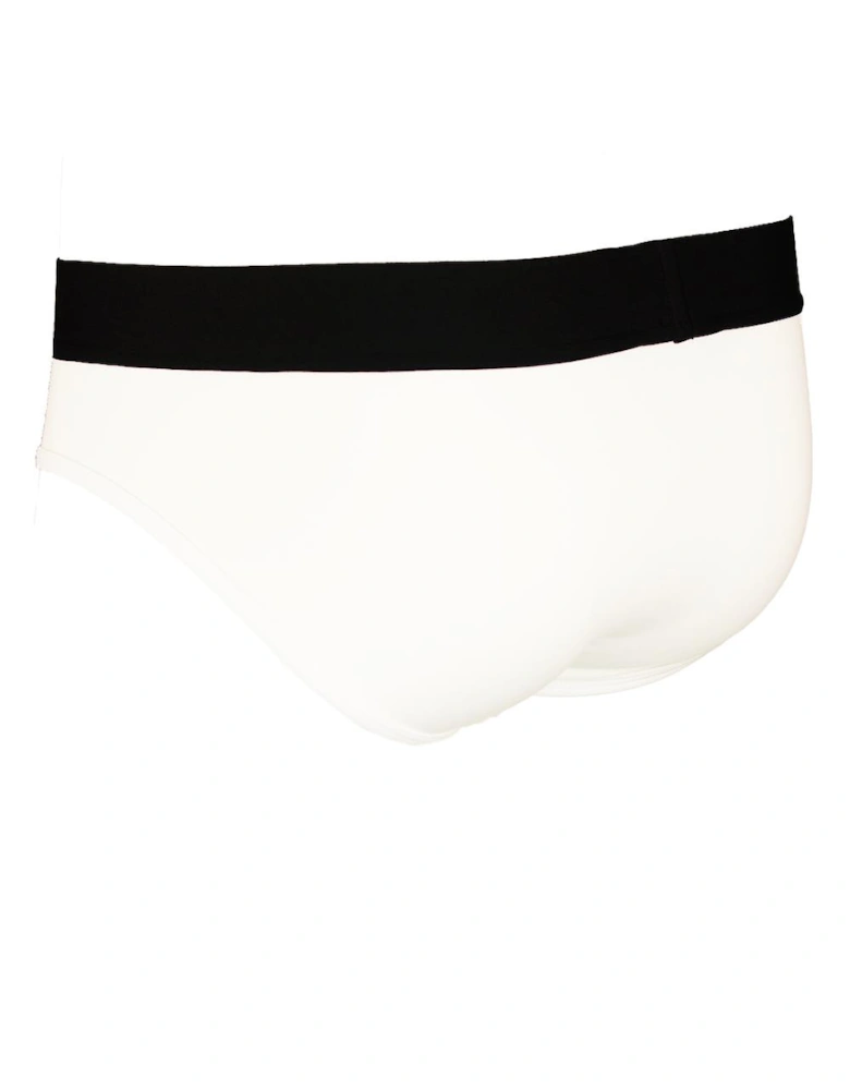 2-Pack Tex Jersey Low Rise Essential Brief, Black/White