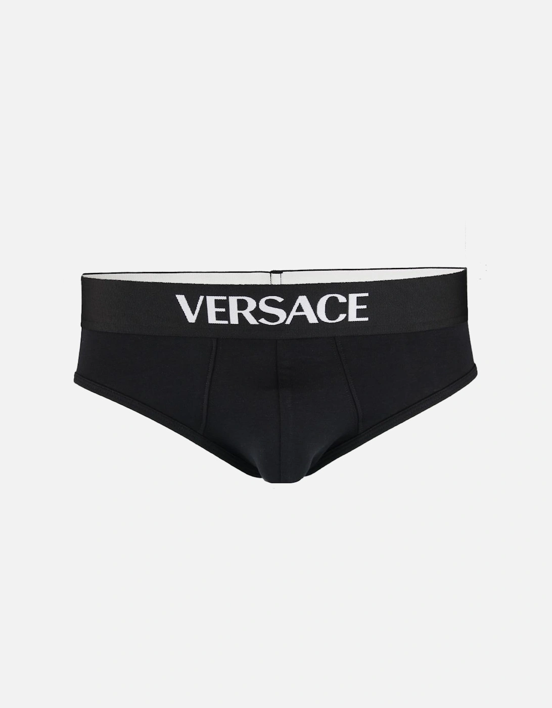 2-Pack Tex Jersey Low Rise Essential Brief, Black/White