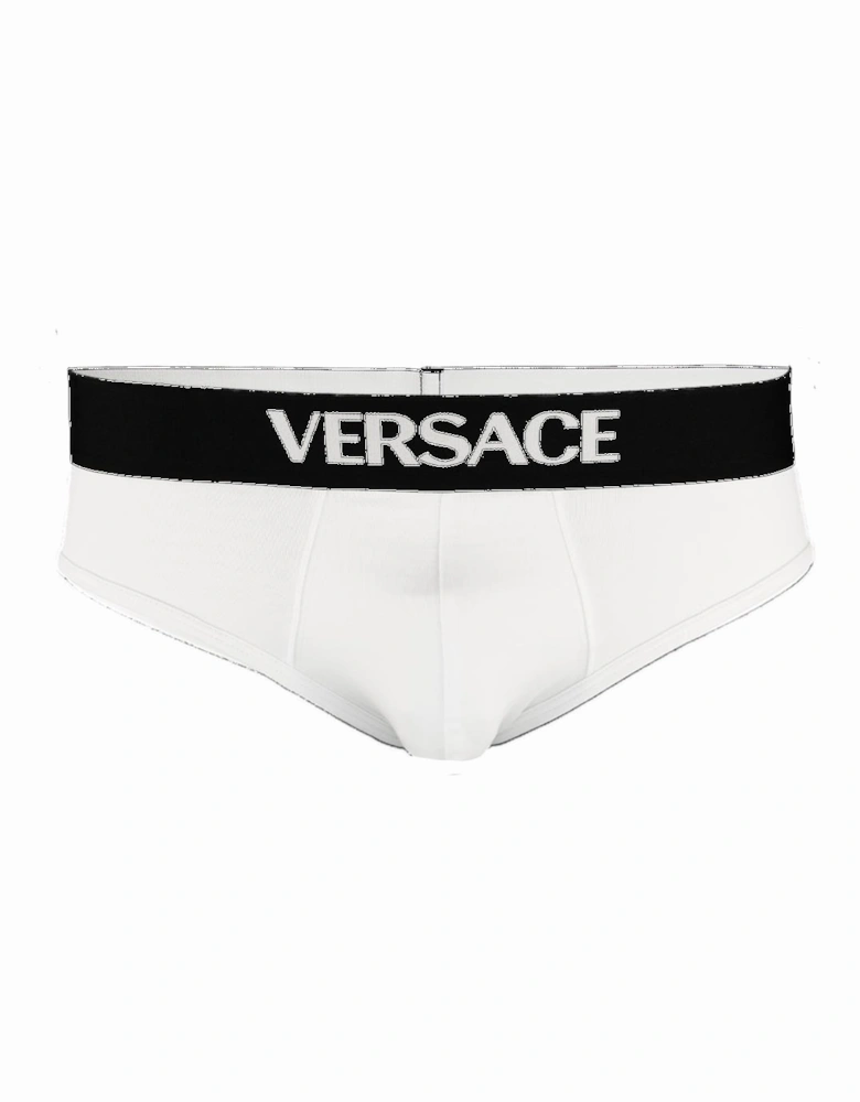 2-Pack Tex Jersey Low Rise Essential Brief, Black/White