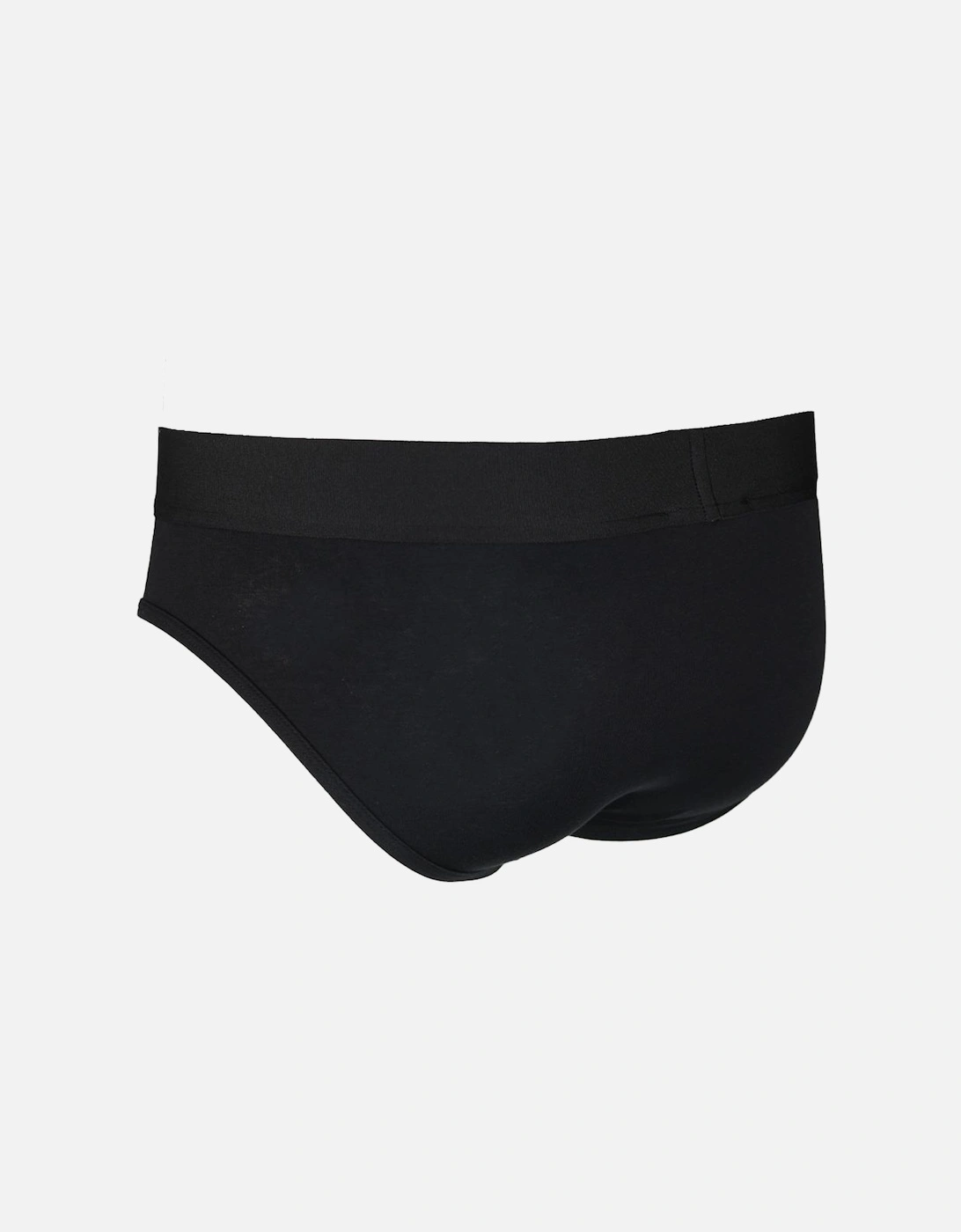 2-Pack Tex Jersey Low Rise Essential Brief, Black/White