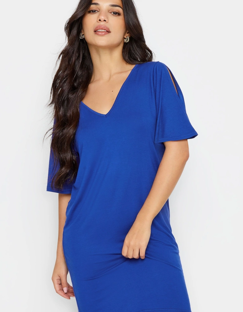 Petite Tie Back T-Shirt Dress