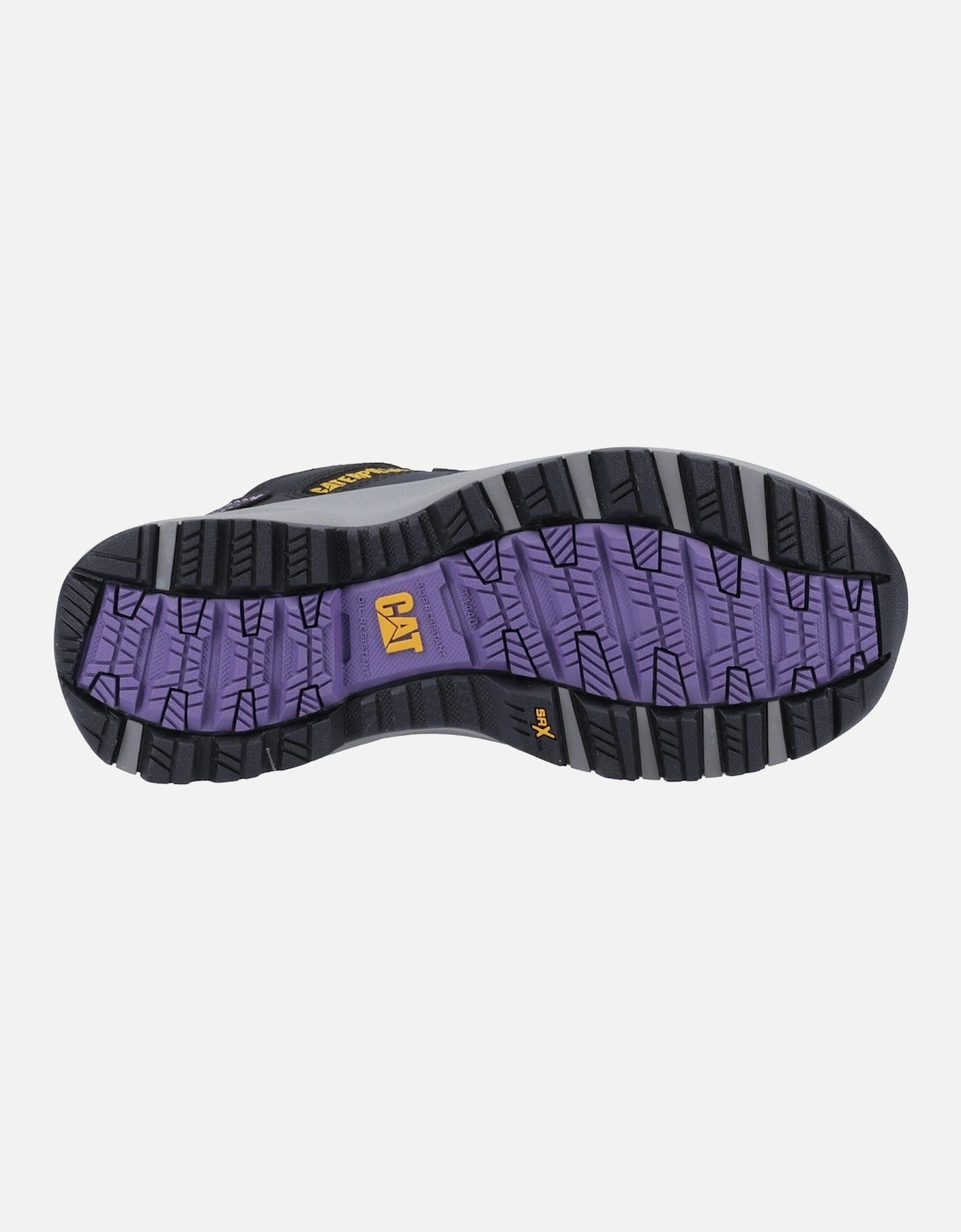 Elmore  Womens Low 37407-69760 Black/Lilac Safety Trainers