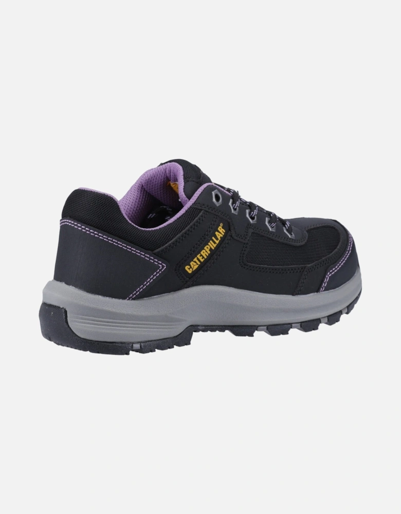 Elmore  Womens Low 37407-69760 Black/Lilac Safety Trainers