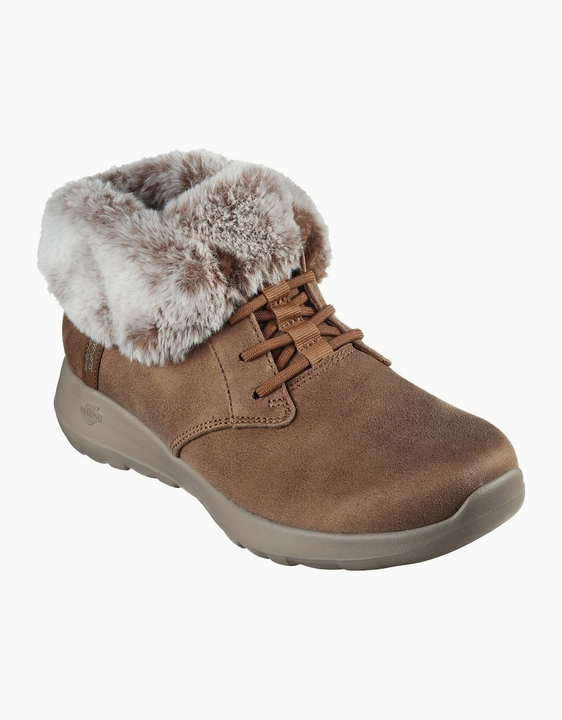 Skechers Women's Brown On-The-Go Joy Cozy Charm  Size 4