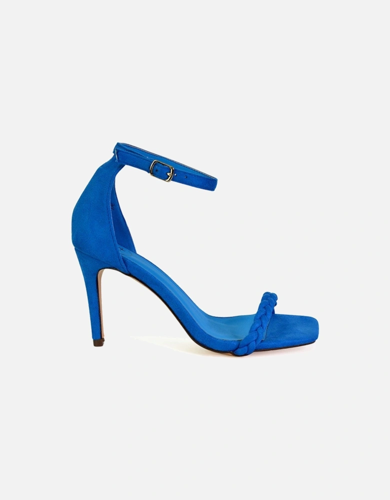 'Brookes' Woven Strappy Square Toe Stiletto High Heel Sandals