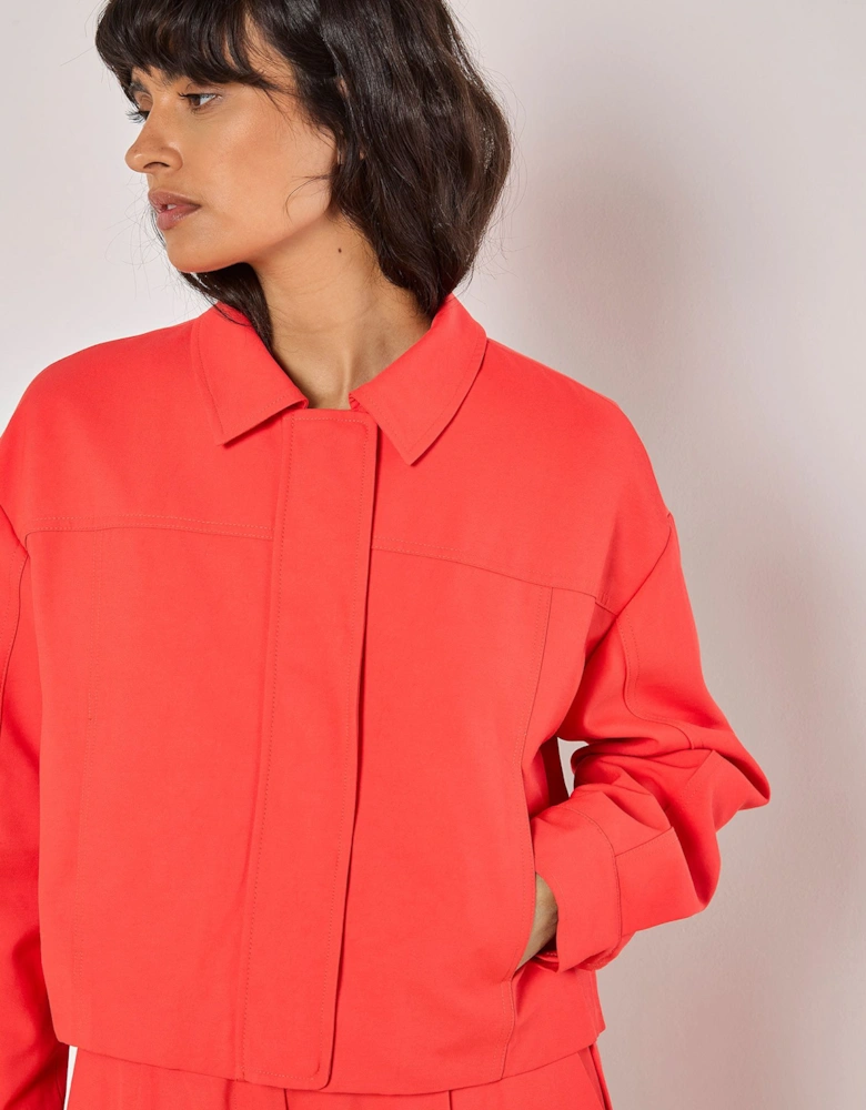 Soft Tailored Cropped Jacket