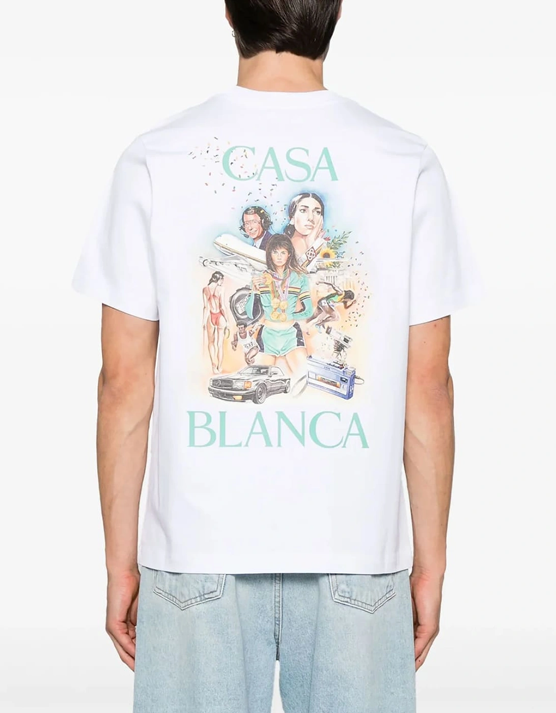 Celebration Du Sport Printed T-Shirt White