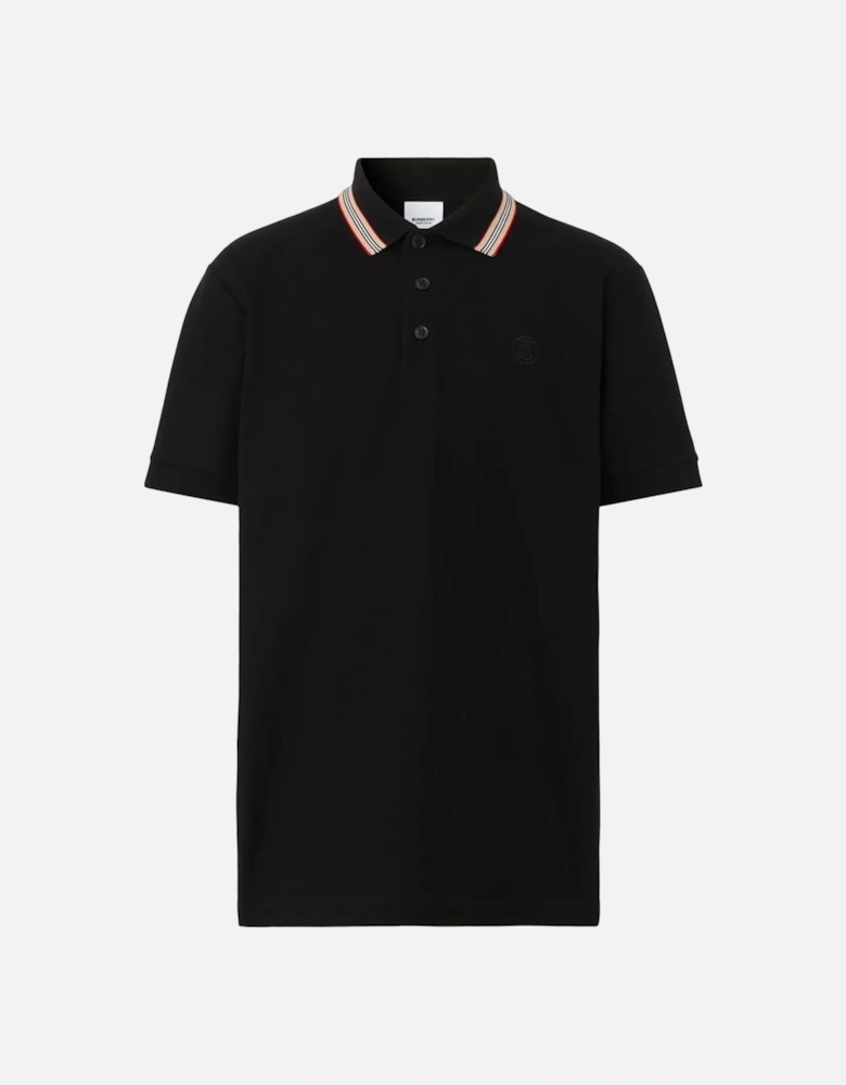 'Pierson' TB Collar Polo-Shirt Black