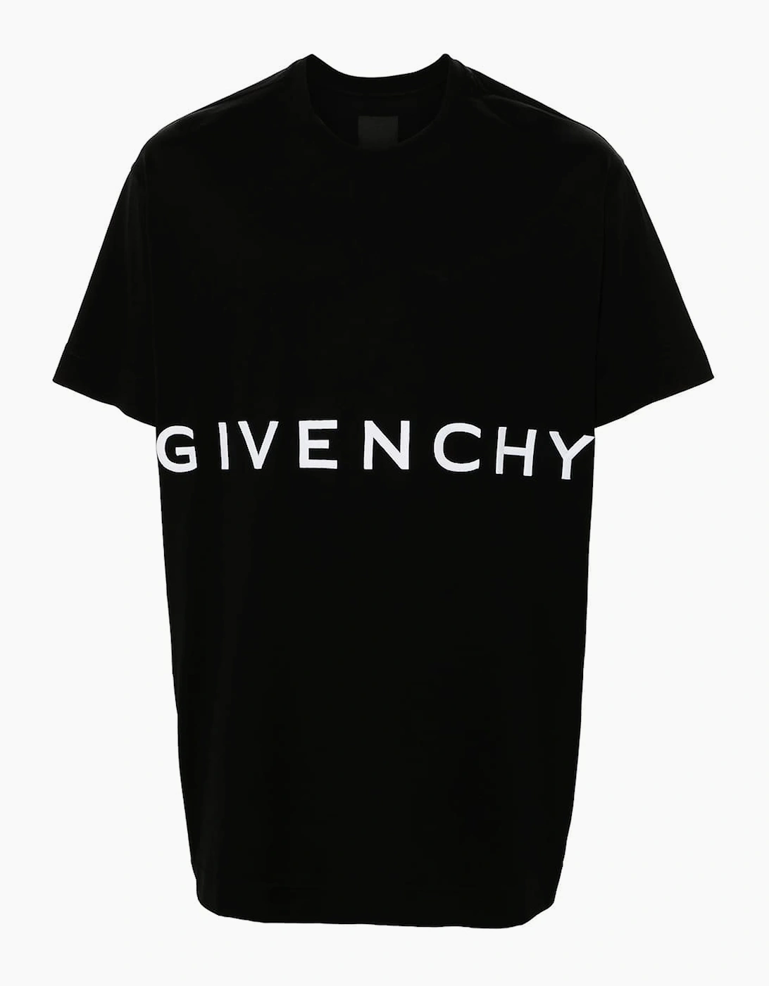 Men's Givenchy 4G Logo Embroidered T-Shirt Black - Size: 38