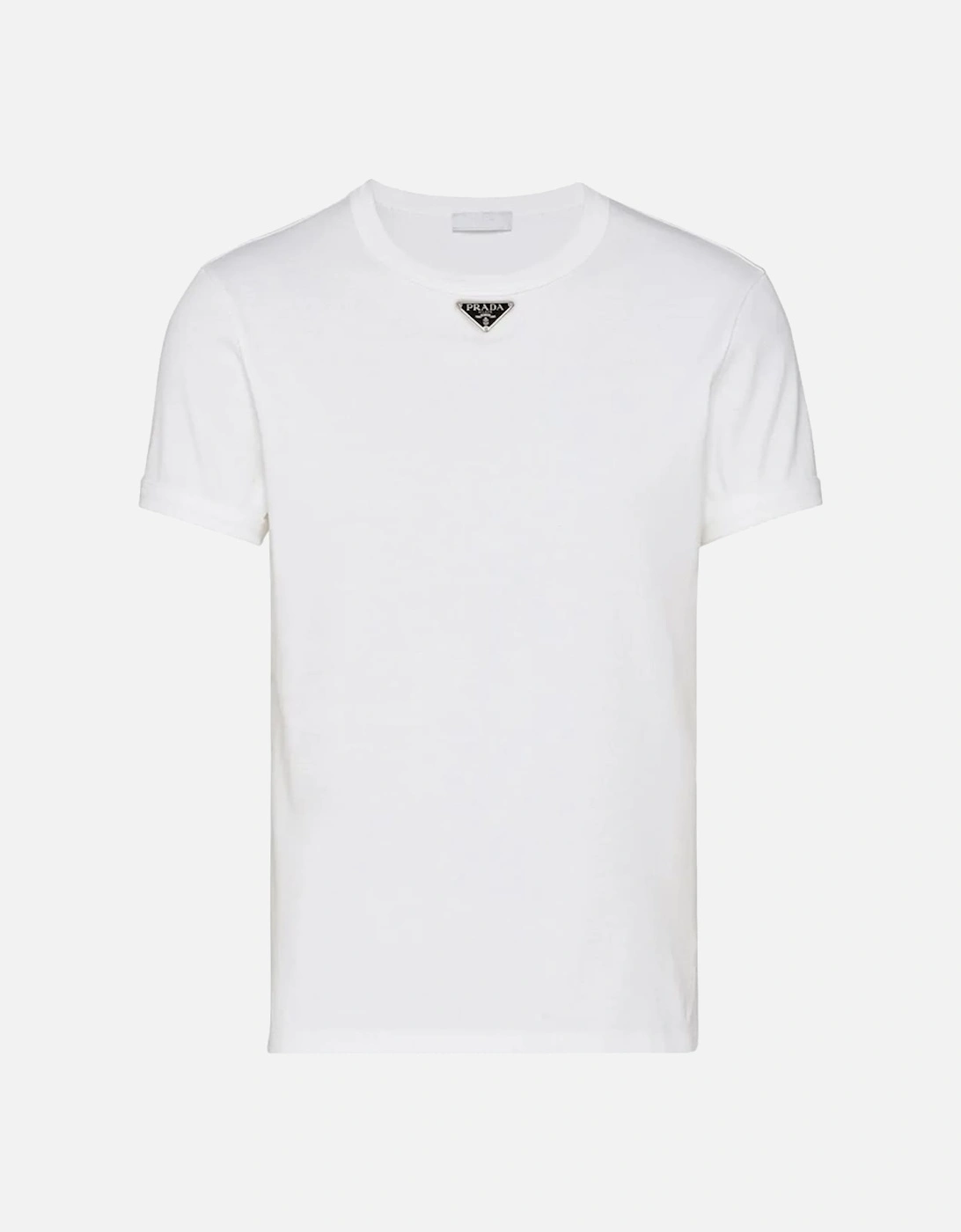 Logo Plaque Cotton T-Shirt White, 5 of 4
