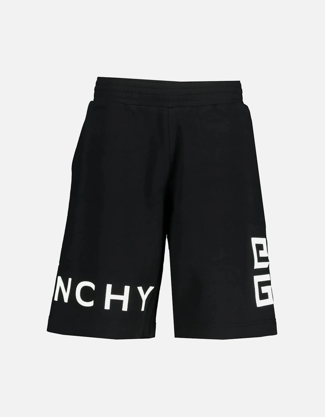 4G Logo Embroidered Sweatshorts Black, 7 of 6