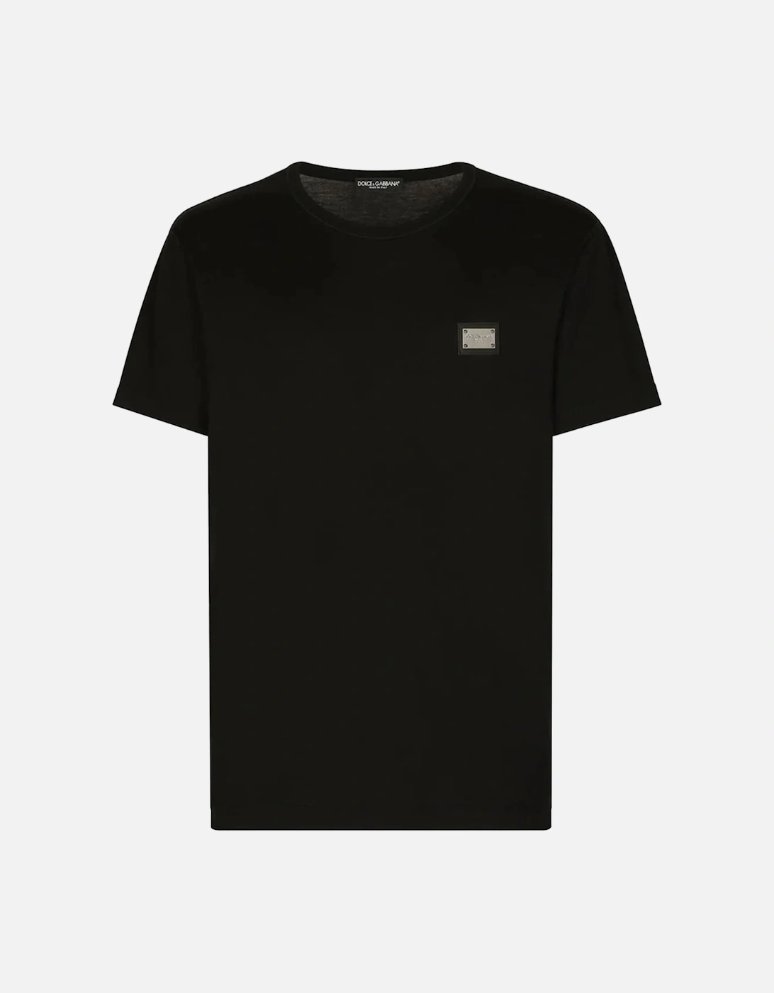 Silver Plaque Logo T-Shirt Black, 6 of 5