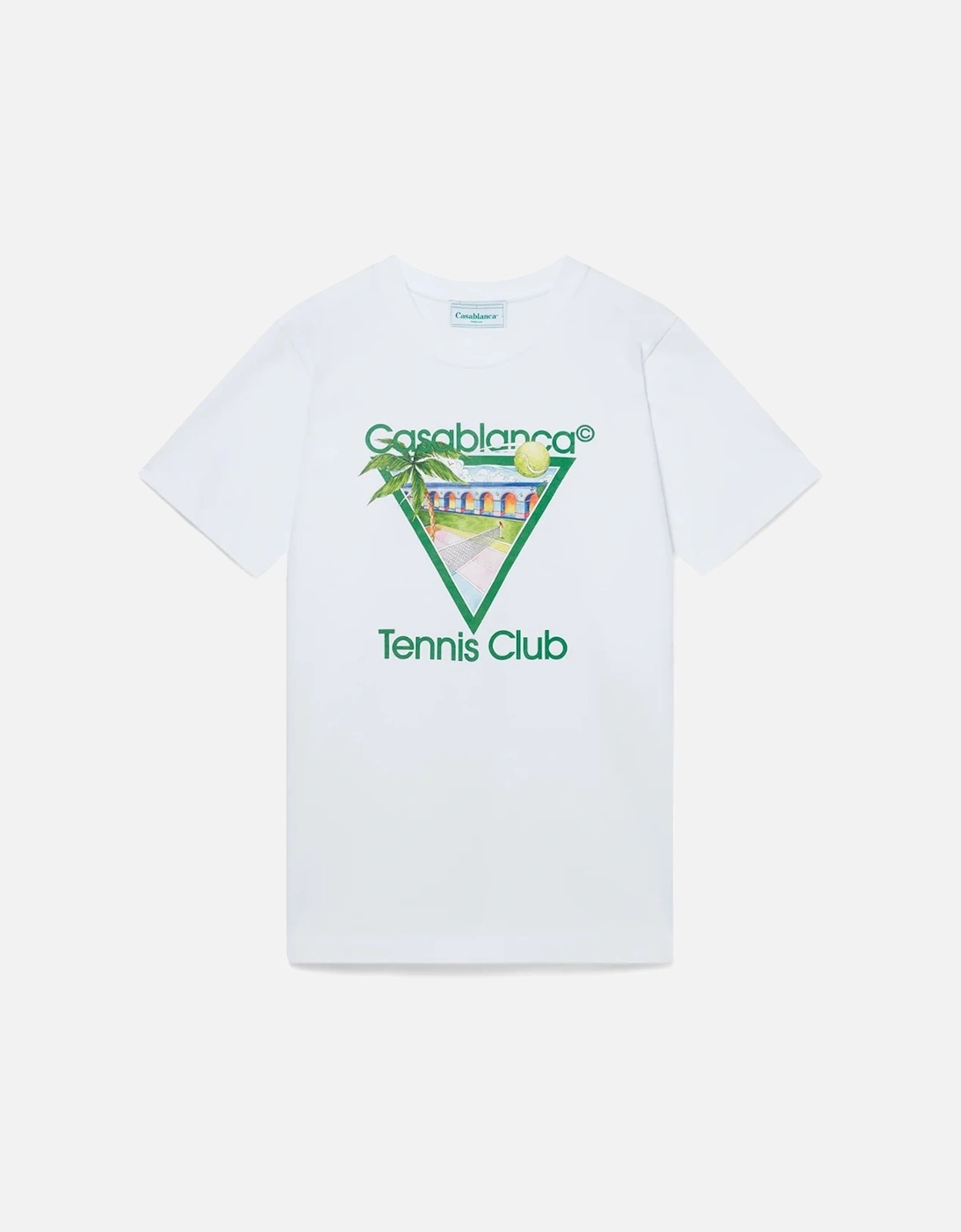 Tennis Club Icon T Shirt White, 4 of 3